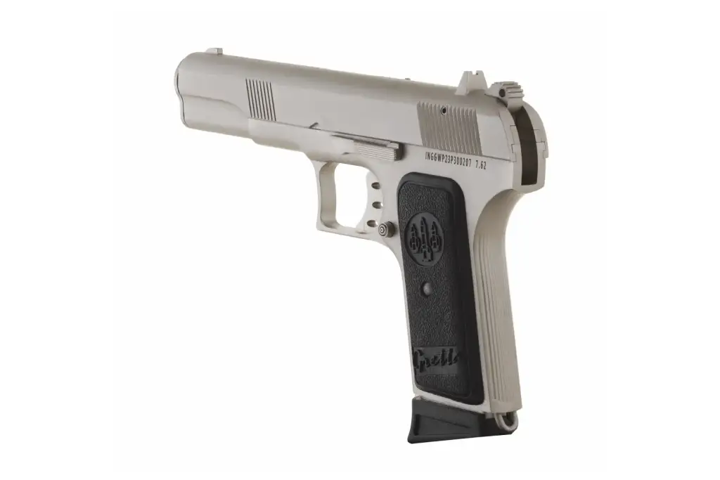 Gretta 7.62 caliber protector pistol in grey colour